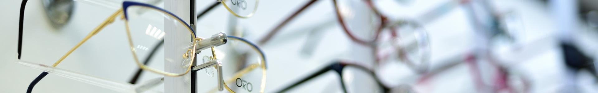 okulary korekcyjne z żółtą oprawką